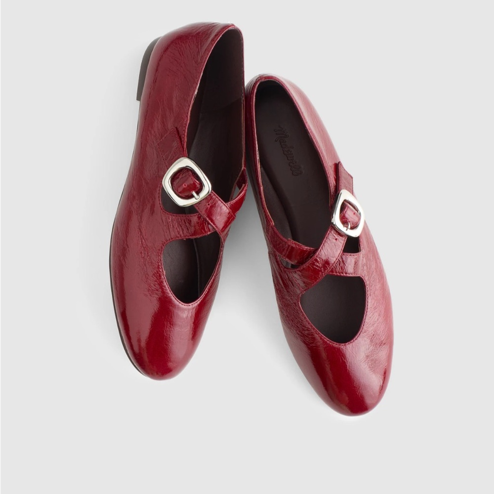 Madewell Cabernet Mary Janes - Picture 2 of 8